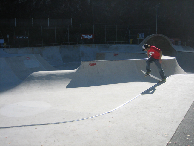 longboard drop photo by christoph trojer